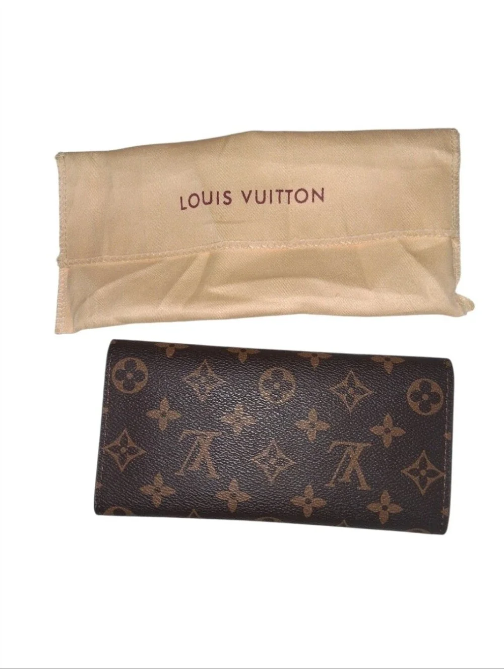 Louis Vuitton Brown Monogram Canvas Clutch Wallet